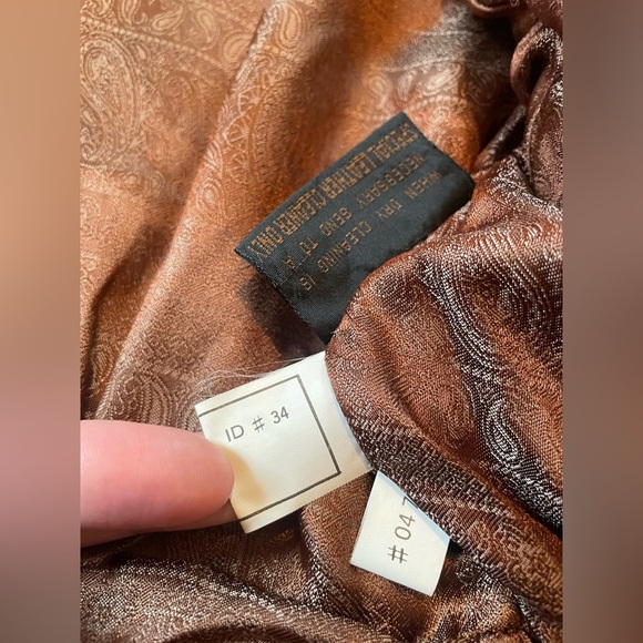 VTG Global Identity GIII Leather Aviator Jacket Women’s Size Small Brown - Picture 8 of 15